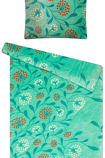 literie microfibre microflanelle - LINDA menthol