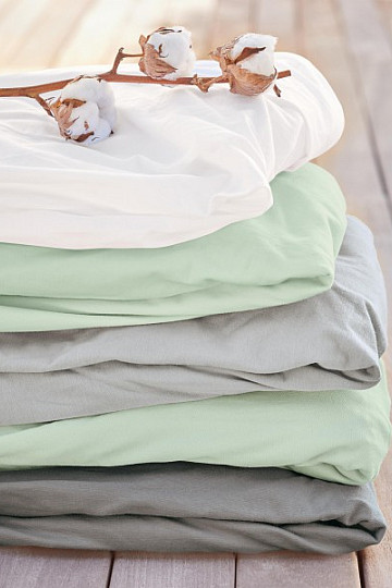 Drap de lit jersey BAMBOU - COTON BIO