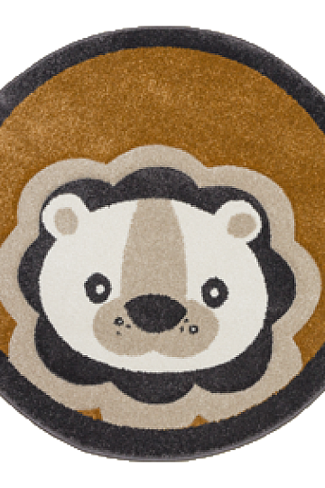 Tapis rond enfant Animaux VEGAS