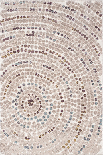 Tapis en pièce BOHO beige