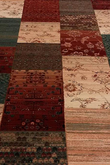 Tapis de luxe en laine ROYAL PATCHWORK neuf 402