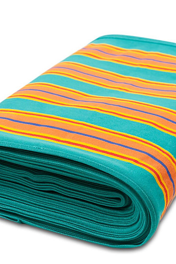 TISSU DE CHAISE LINDA rayures turquoise