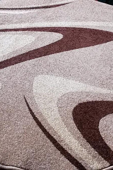 tapis cercle CAFE beige