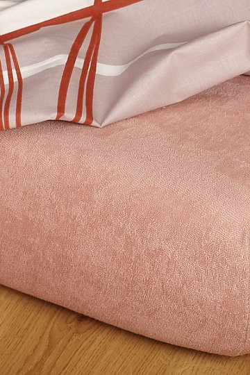 Drap de lit en éponge beige