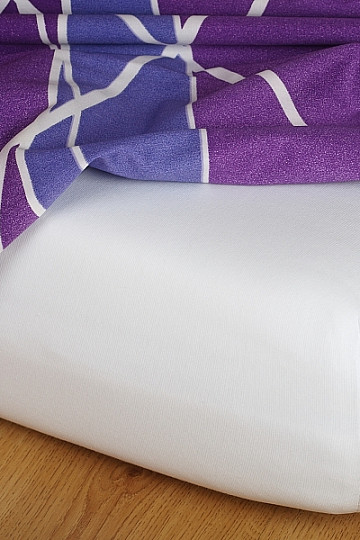 Drap de lit en jersey couleur blanc