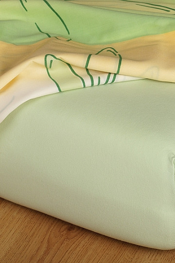 Drap de lit en jersey couleur pois