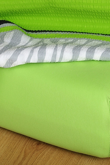 Drap de lit en jersey couleur kiwi