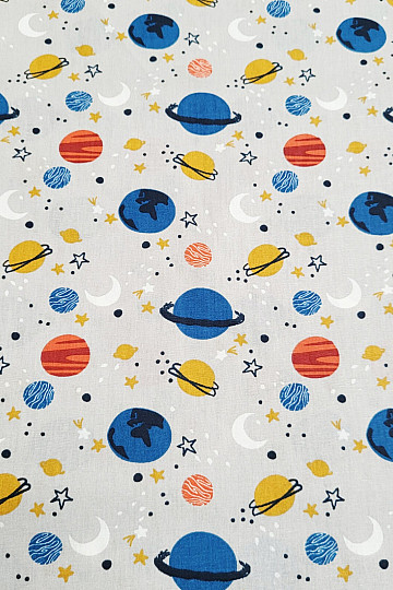 Tissu en coton SPACE