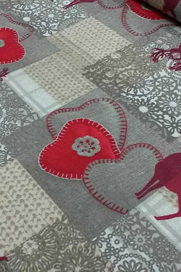 Tissu de décoration de Noël TRICOT