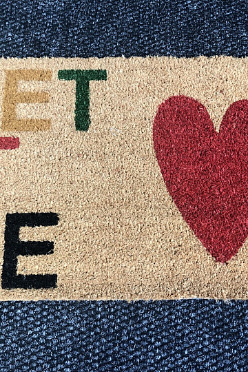 LET IT BE paillasson beige