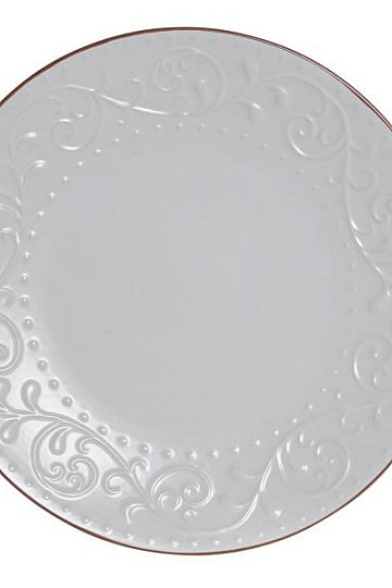 Assiette creuse BLANC RELIEF 27,5x2cm blanc