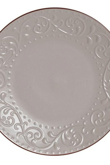 Assiette creuse BEIGE RELIEF 27,5x2cm beige