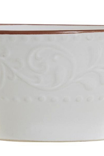 Bol BLANC RELIEF 14,7x7,7cm blanc