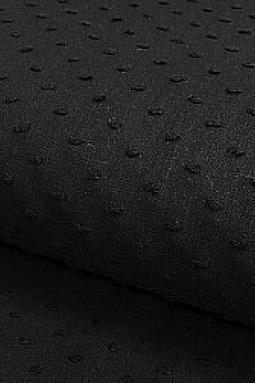 Tissu en coton noir avec des clous