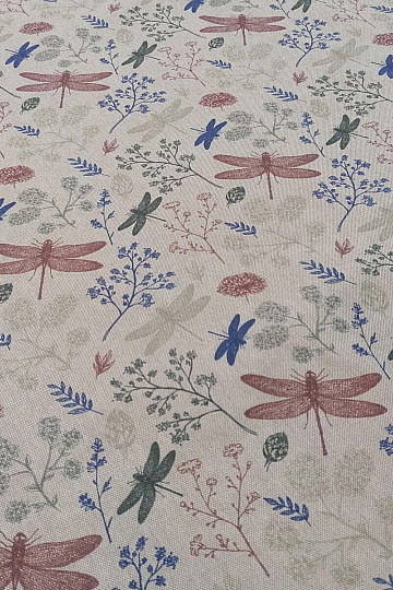 Tissu déco Libellules