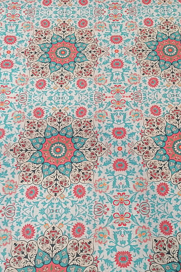 Tissu déco Sayuri turquoise