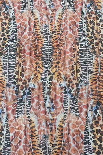 Tissu déco Plumes de guépard