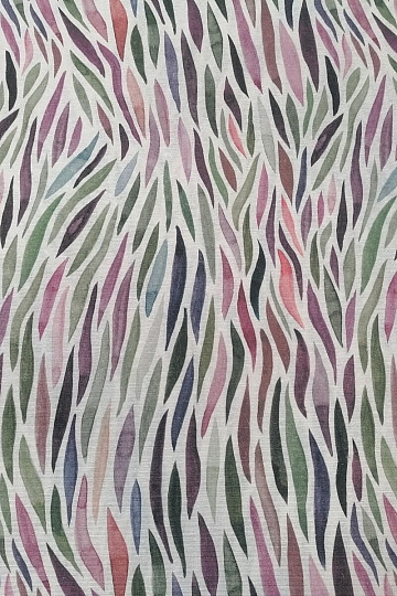 Tissu déco Izaro vert-violet