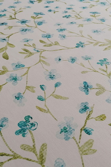 Tissu décoratif SAKURA BLEU