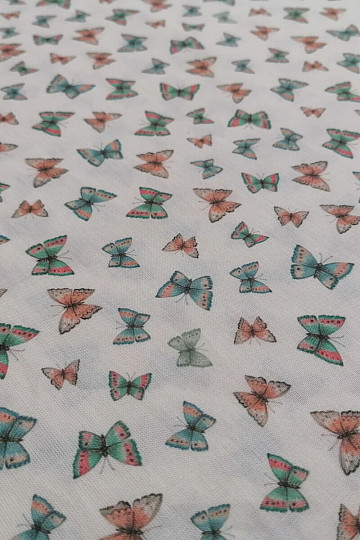 Tissu en coton Mini noeuds papillons