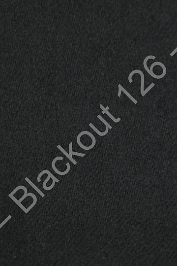 Tissu décoratif BLACKOUT pour rideaux noir 126