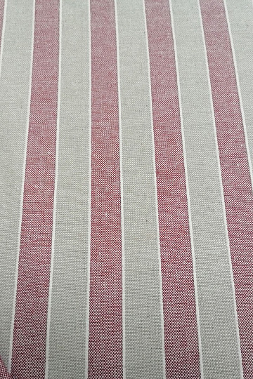 Tissu déco Rayures Trebol - bordeaux 2 cm 65