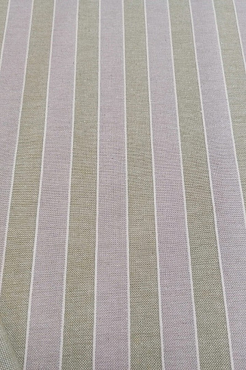 Tissu déco Rayures Trebol - vert 2 cm 66
