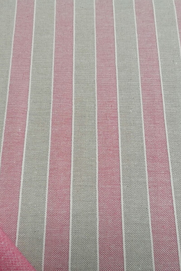 Tissu déco Rayures Trebol - rose 2 cm 76