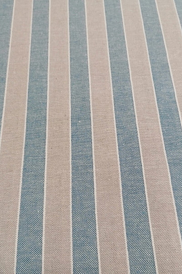 Tissu déco Rayures Trebol - bleu 2 cm 77