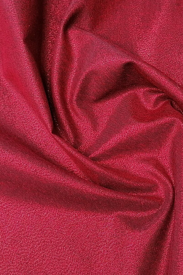 Tissu de décoration de Noël Père Noël avec lurex bordeaux