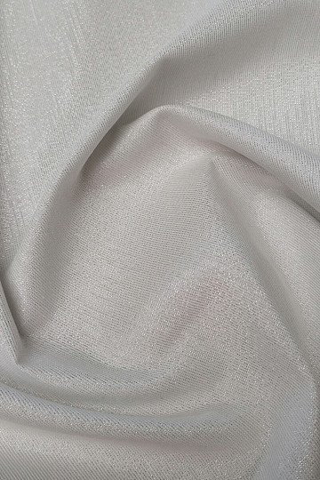 Tissu décoratif de Noël Père Noël en tissu avec lurex blanc et argent