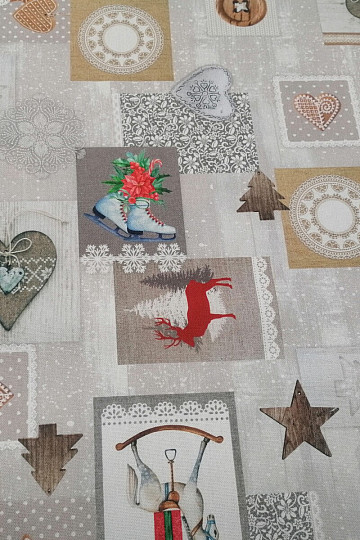 Tissu de décoration de Noël Décoration de Noël
