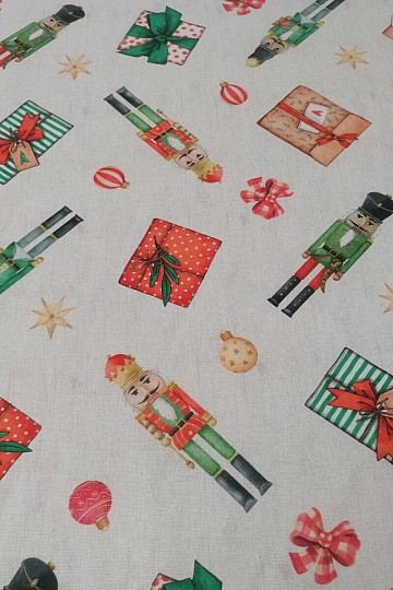 Tissu de décoration de Noël Casse-Noisette