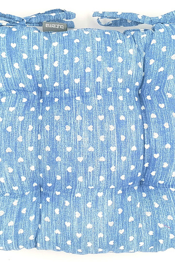 Coussins de chaise COEUR BLEU