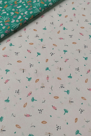 Tissu coton Jeiade blanc