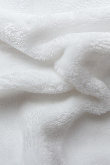 Literie en microflanelle étendue - blanc