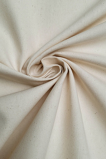 Tissu coton UNI SMETANA coton grossier 220g