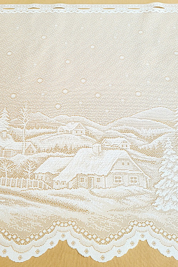 Rideau jacquard - PAYSAGE D'HIVER A383101