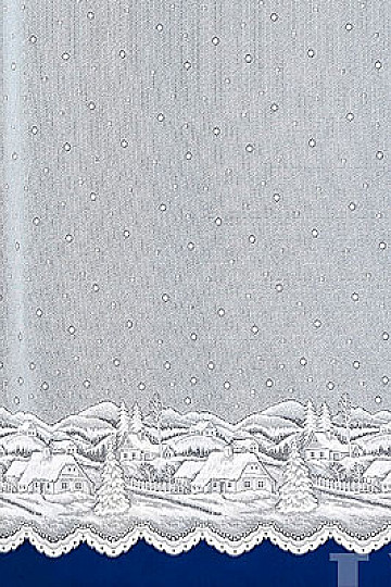 Rideau jacquard - PAYSAGE D&#39;HIVER A383101