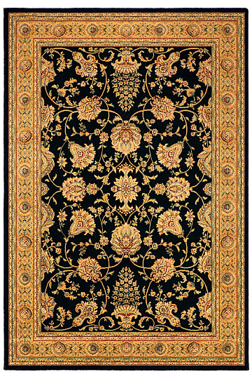 Tapis de luxe en laine JENEEN 520 noir