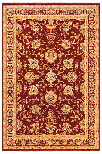 Tapis de luxe en laine JENEEN 520 bordeaux