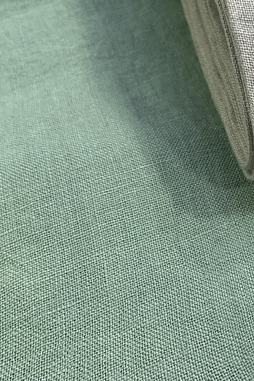 Tissu lin - vert KAKI