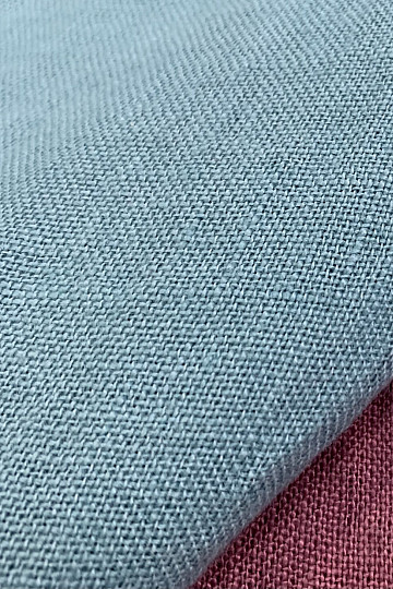 Tissu lin - turquoise clair
