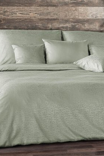 LITERIE DE LUXE Rêves de bambou gris-vert