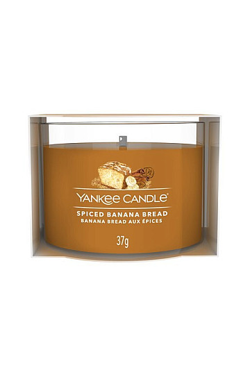 bougie YANKEE CANDLE parfum SPICED BANANA BREAD verre 37g