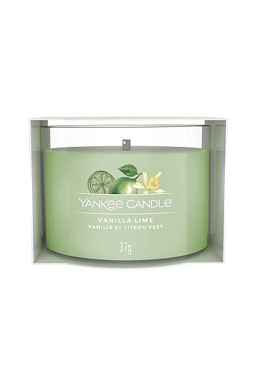 bougie YANKEE CANDLE parfum VANILLA LIME IN GLASS 37 g