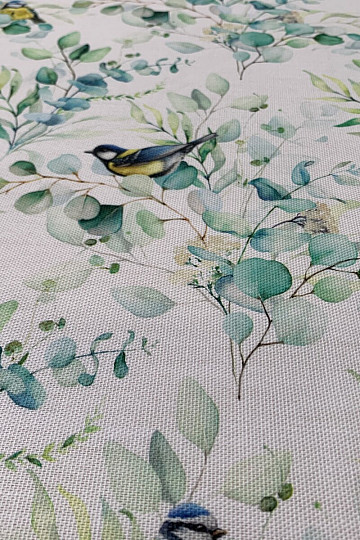 Tissu décoratif OISEAU SUR UNE BRANCHE