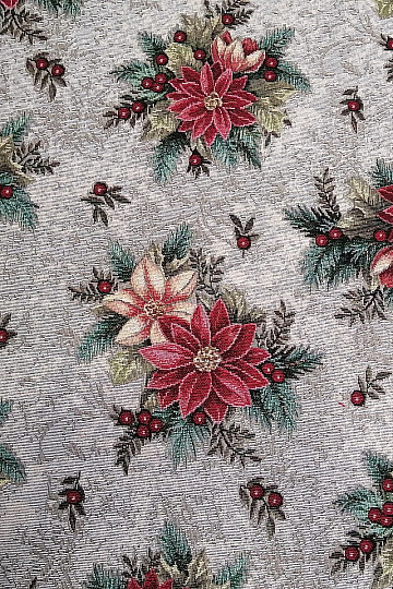 Tissu à tapisserie ROSE DE NOËL