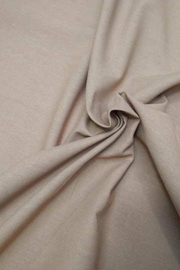 Tissu coton TEINTURE CARAMEL