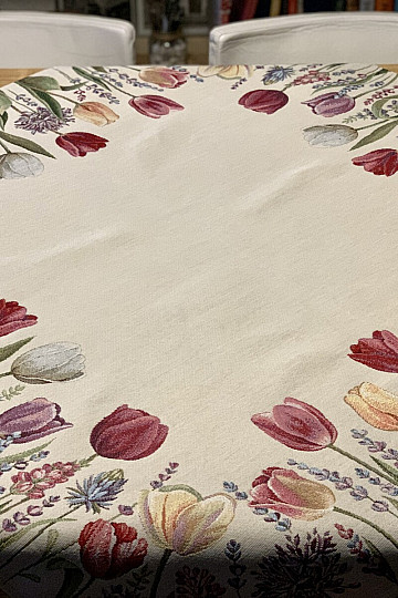 Nappe et foulard tapisserie TULIP BORDURA